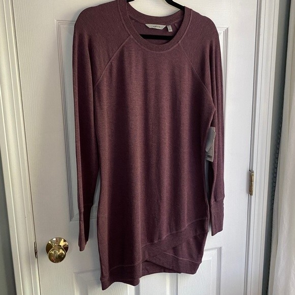 Athleta Criss Cross Dress - Dusty Purple, NWT, size S - Picture 2 of 10